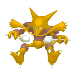 Sprite of Alakazam in Pokémon HOME