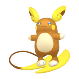 Sprite of Alolan Raichu in Pokémon HOME