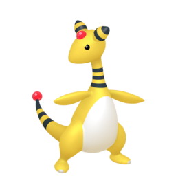 Sprite of Ampharos in Pokémon HOME