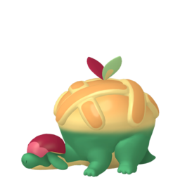 Sprite of Appletun in Pokémon HOME