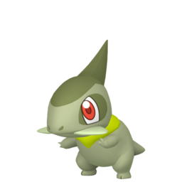 Sprite of Axew in Pokémon HOME
