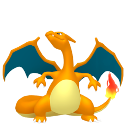 Sprite of Charizard in Pokémon HOME