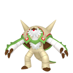 Sprite of Chesnaught in Pokémon HOME