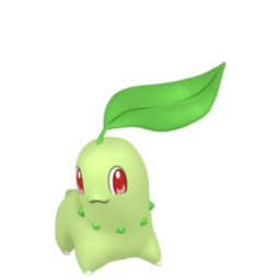 Sprite of Chikorita in Pokémon HOME