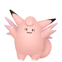 Sprite of Clefable in Pokémon HOME