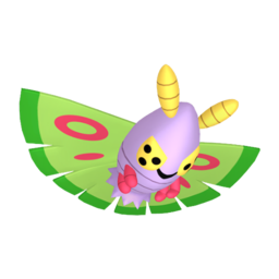 Sprite of Dustox in Pokémon HOME