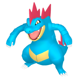 Sprite of Feraligatr in Pokémon HOME