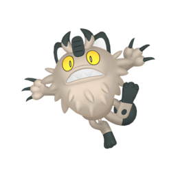 Sprite of Galarian Meowth in Pokémon HOME