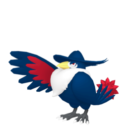 Sprite of Honchkrow in Pokémon HOME