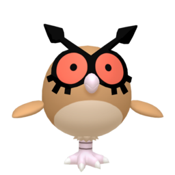 Sprite of Hoothoot in Pokémon HOME