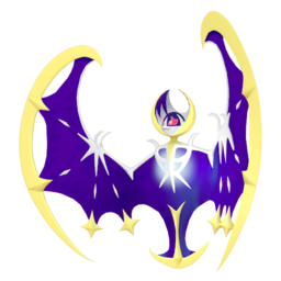 Sprite of Lunala in Pokémon HOME