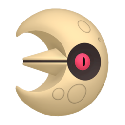 Sprite of Lunatone in Pokémon HOME