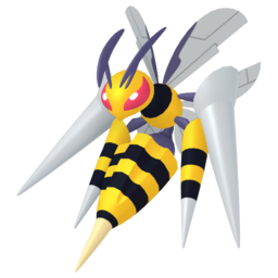 Sprite of Mega Beedrill in Pokémon HOME