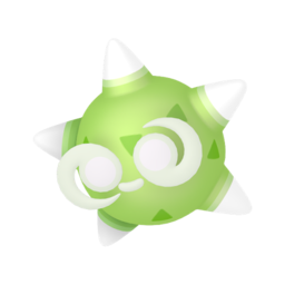 Sprite of Minior (Green) in Pokémon HOME