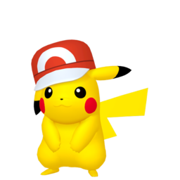 Sprite of Pikachu (Kalos Cap) in Pokémon HOME