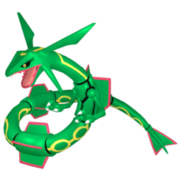 Sprite of Rayquaza in Pokémon HOME