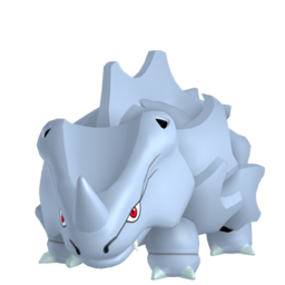 Sprite of Rhyhorn in Pokémon HOME