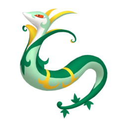 Sprite of Serperior in Pokémon HOME