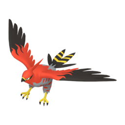 Sprite of Talonflame in Pokémon HOME