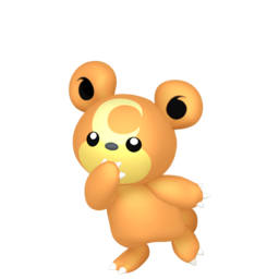 Sprite of Teddiursa in Pokémon HOME