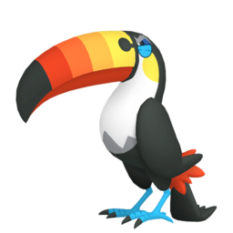 Sprite of Toucannon in Pokémon HOME