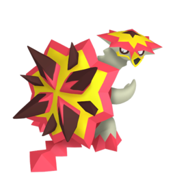Sprite of Turtonator in Pokémon HOME
