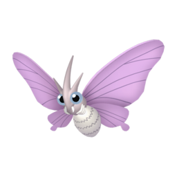 Sprite of Venomoth in Pokémon HOME