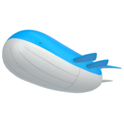 Sprite of Wailord in Pokémon HOME