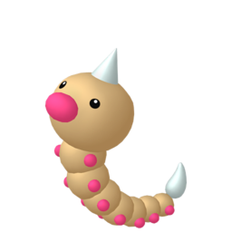 Sprite of Weedle in Pokémon HOME