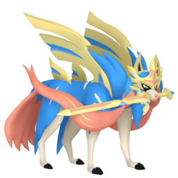 Sprite of Zacian (Crowned) in Pokémon HOME