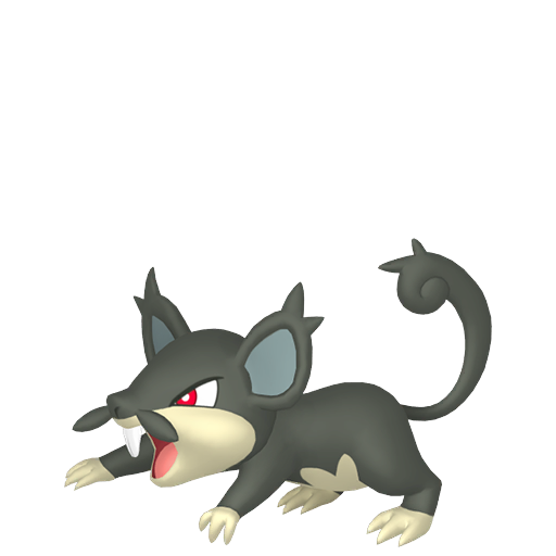 Pokemon 16019 Alolan Rattata Pokedex: Evolution, Moves, Location, Stats