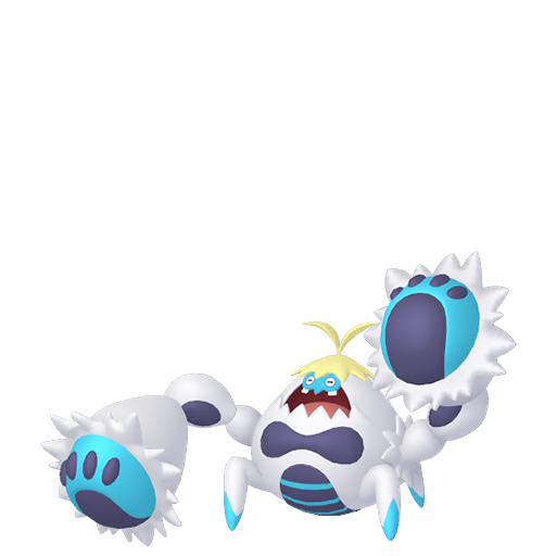 Sprite of Crabominable in Pokémon HOME.