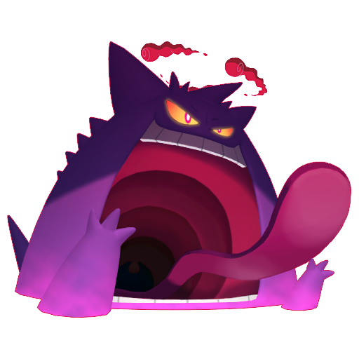 Pokemon Shiny Gengar Go Shadow Punch