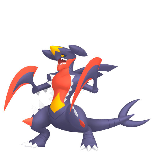 Pokédex info for Mega Garchomp for Pokémon Sword, Shield, Brilliant Diamond...