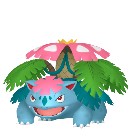 Pokemon 10003 Shiny Mega Venusaur Pokedex: Evolution, Moves, Location, Stats