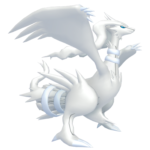 Sprite of Reshiram in Pokémon HOME.
