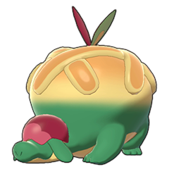 Sprite of Appletun in Pokémon Sword/Shield