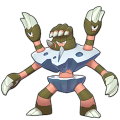 Sprite of Barbaracle in Pokémon Sword/Shield