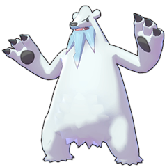 Sprite of Beartic in Pokémon Sword/Shield