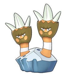 Sprite of Binacle in Pokémon Sword/Shield
