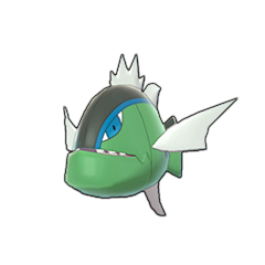 Sprite of Blue Basculin in Pokémon Sword/Shield