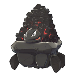 Sprite of Carkol in Pokémon Sword/Shield