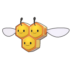 Sprite of Combee in Pokémon Sword/Shield