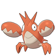 Sprite of Corphish in Pokémon Sword/Shield
