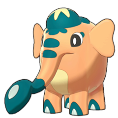 Sprite of Cufant in Pokémon Sword/Shield