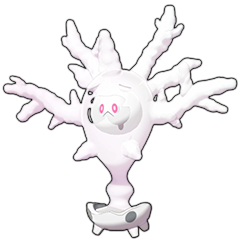 Sprite of Cursola in Pokémon Sword/Shield