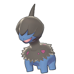 Sprite of Deino in Pokémon Sword/Shield