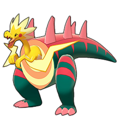 Sprite of Dracozolt in Pokémon Sword/Shield