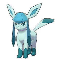 Sprite of Glaceon in Pokémon Sword/Shield