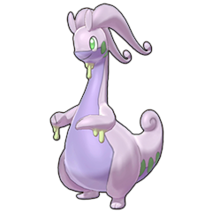 Sprite of Goodra in Pokémon Sword/Shield